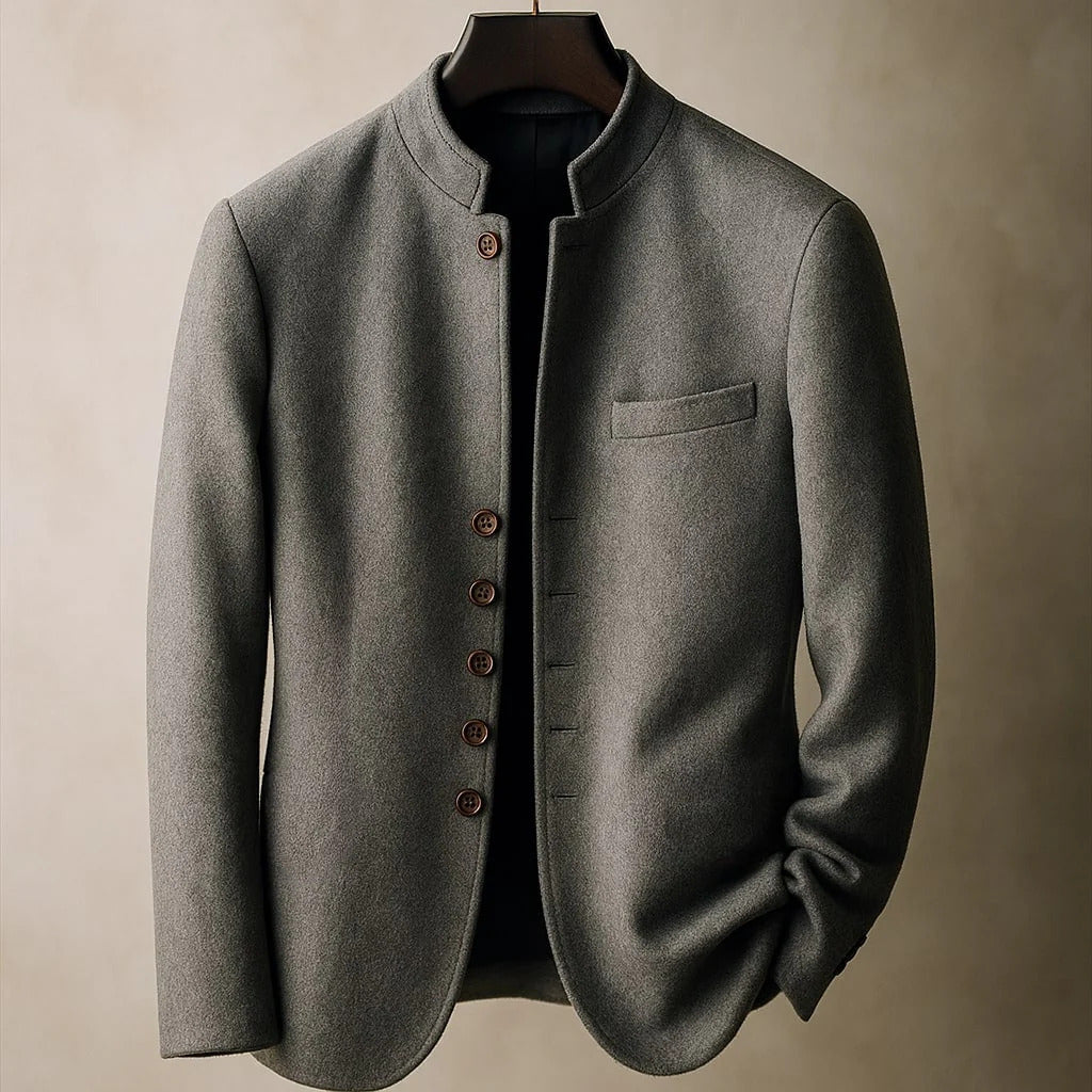 l blazer con collo coreano "Alpine"